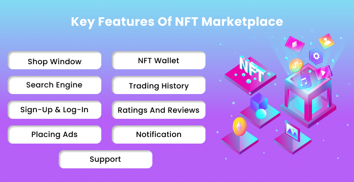 Key features of nft marketplace